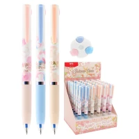Pulpen M&G Sakura Time 3 in 1 0.38mm Gel Pen Black AGPT4373
